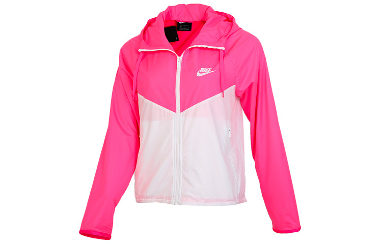 Спортивная водонепроницаемая куртка с капюшоном и застежкой-молнией в цветных блоках, белая, розовая Nike
Спортивная водонепроницаемая куртка с капюшоном и застежкой-молнией в цветных блоках, белая, розовая Nike