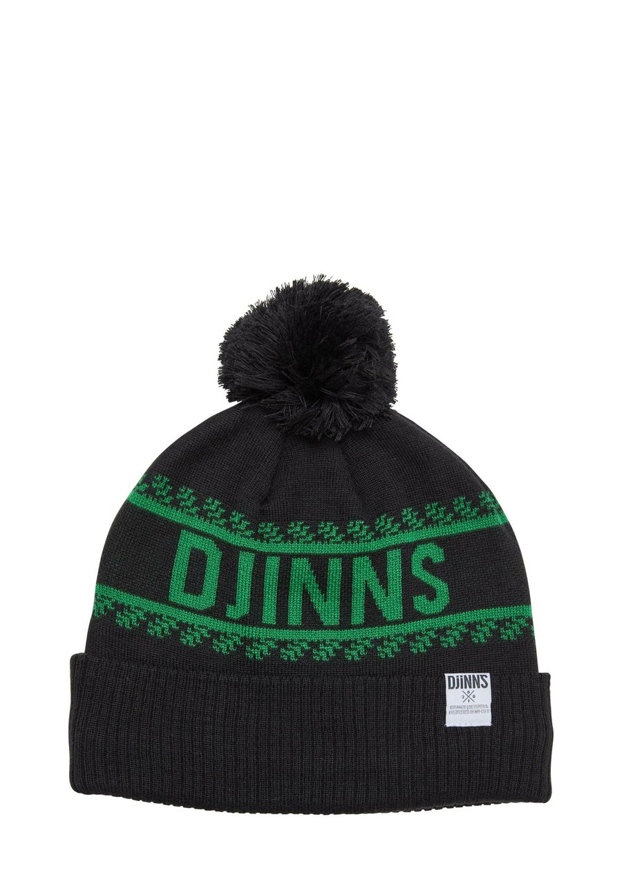 Шапка Djinn's BUBBLE WINTER JACQUARD, Black/Green/Black
Шапка Djinn's BUBBLE WINTER JACQUARD, Black/Green/Black