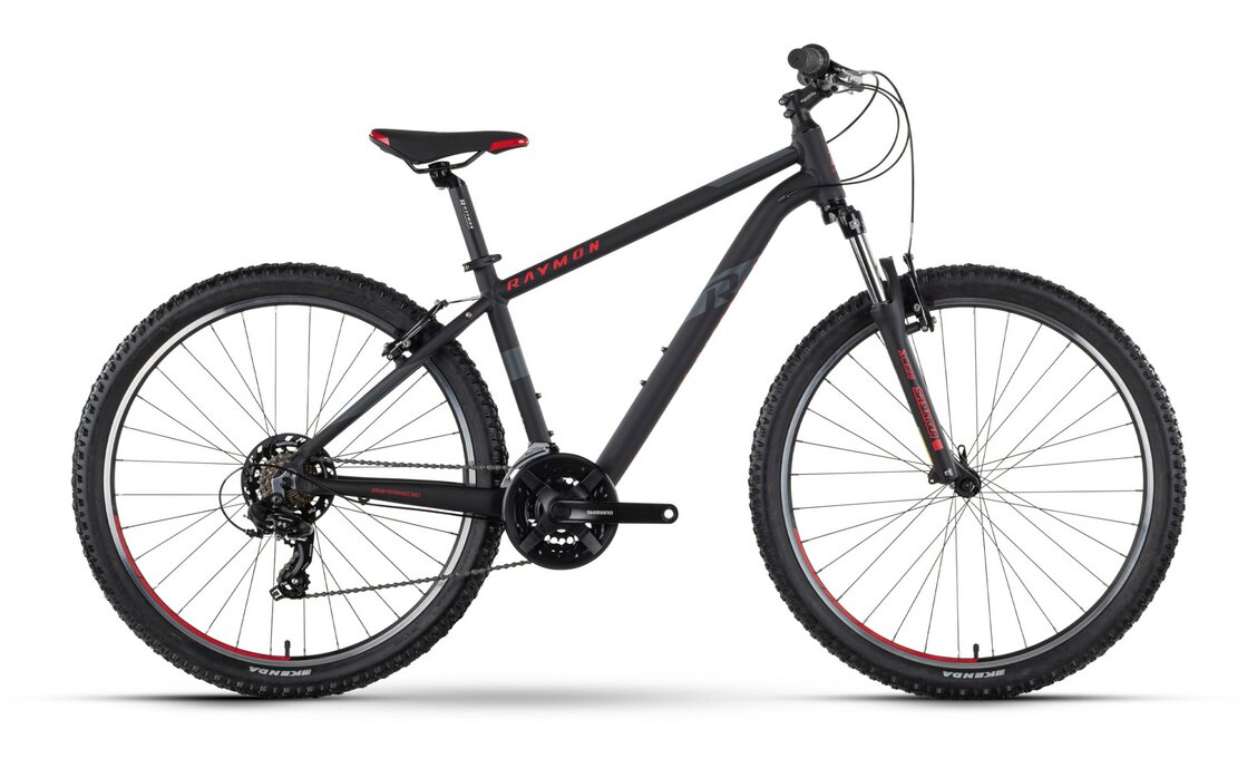 Горный велосипед Raymon SevenRay 1.0 - 27,5 дюймов - Diamant - 2024, цвет Schwarz|black/dark grey/red
Горный велосипед Raymon SevenRay 1.0 - 27,5 дюймов - Diamant - 2024, цвет Schwarz|black/dark grey/red