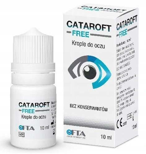 Cataroft Free, капли для глаз, 10 мл Verco
Cataroft Free, капли для глаз, 10 мл Verco