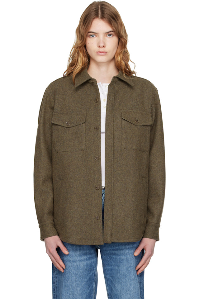 A.P.C. Зеленая шерстяная рубашка
A.P.C. Зеленая шерстяная рубашка