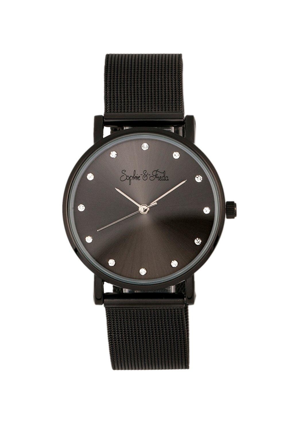 Часы-браслет Savannah Mesh с кристаллами Swarovski Sophie and Freda, черный
Часы-браслет Savannah Mesh с кристаллами Swarovski Sophie and Freda, черный