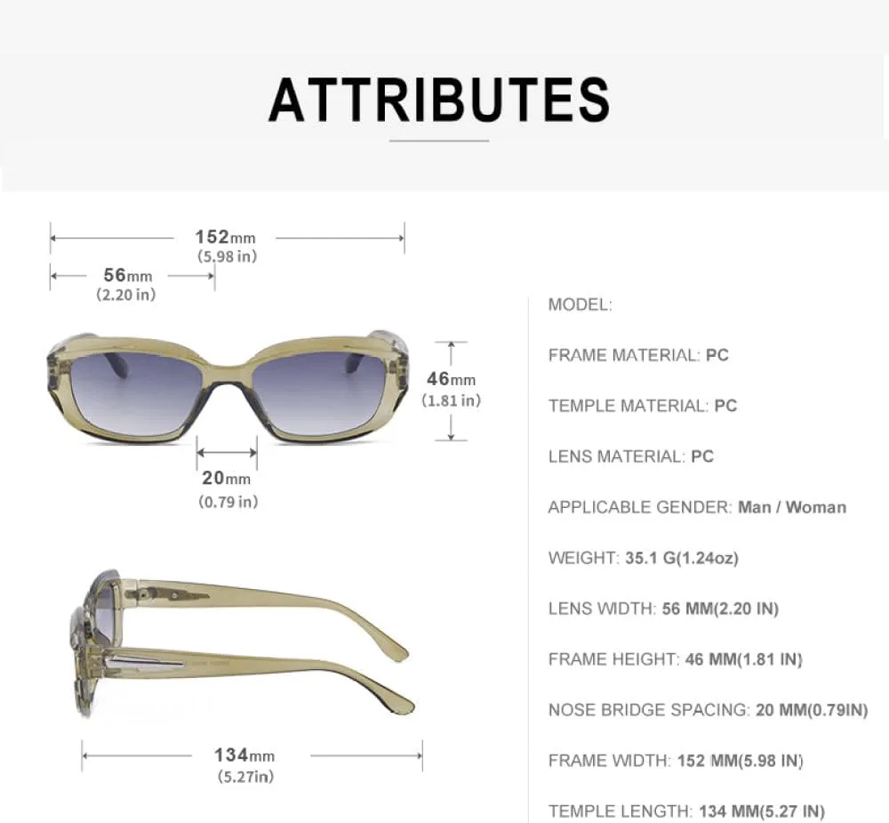 Винтажные солнцезащитные очки для женщин, прямоугольные солнцезащитные очки для мужчин, ретро прямоугольные солнцезащитные очки XLUMIO, C6 Transparent Green
Винтажные солнцезащитные очки для женщин, прямоугольные солнцезащитные очки для мужчин, ретро прямоугольные солнцезащитные очки XLUMIO, C6 Transparent Green