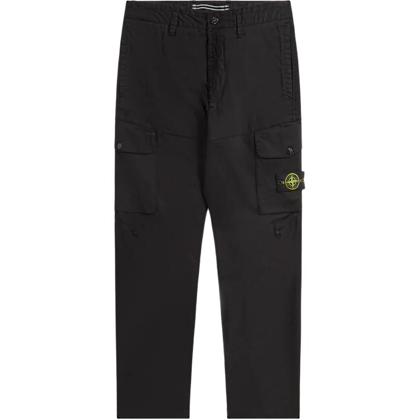 Брюки-карго мужские черные Stone Island, черный 
Брюки-карго мужские черные Stone Island, черный
