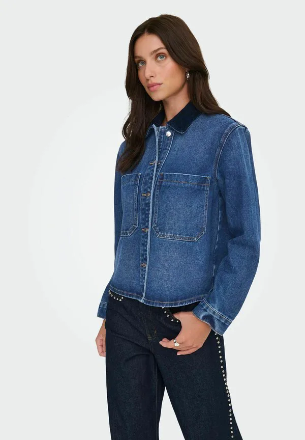 Блузка на пуговицах Only, Dark Blue Denim
Блузка на пуговицах Only, Dark Blue Denim