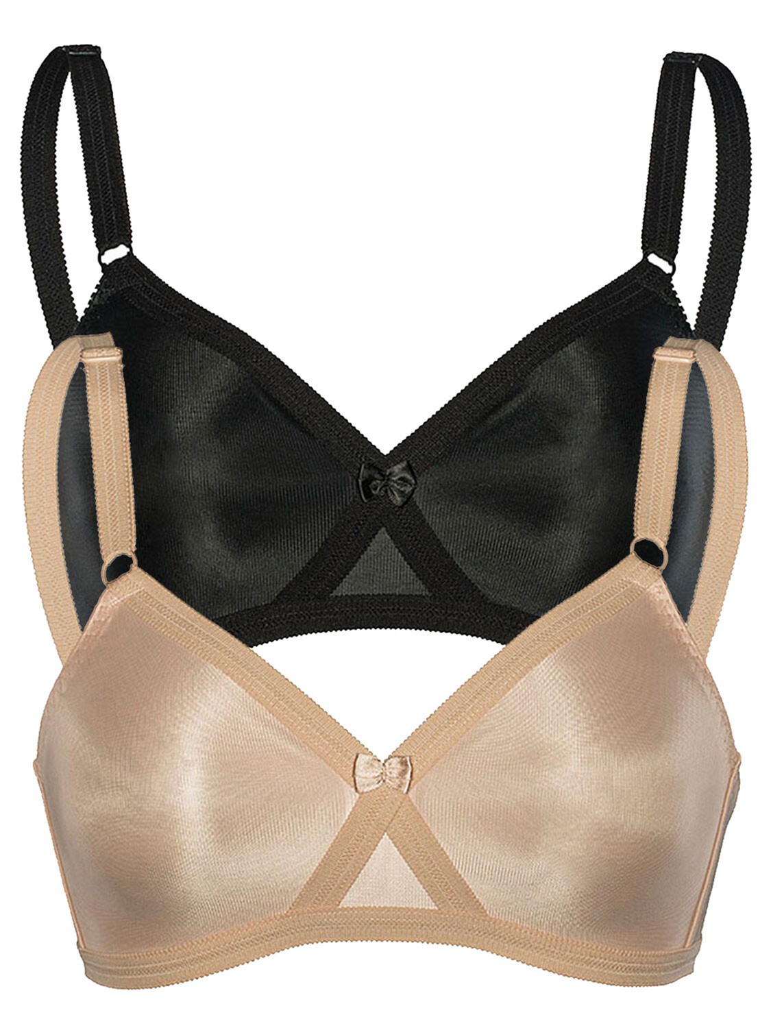 Бюстгальтер без косточек Sassa 2er Sparpack Soft BH ohne Bügel, цвет puder schwarz
Бюстгальтер без косточек Sassa 2er Sparpack Soft BH ohne Bügel, цвет puder schwarz