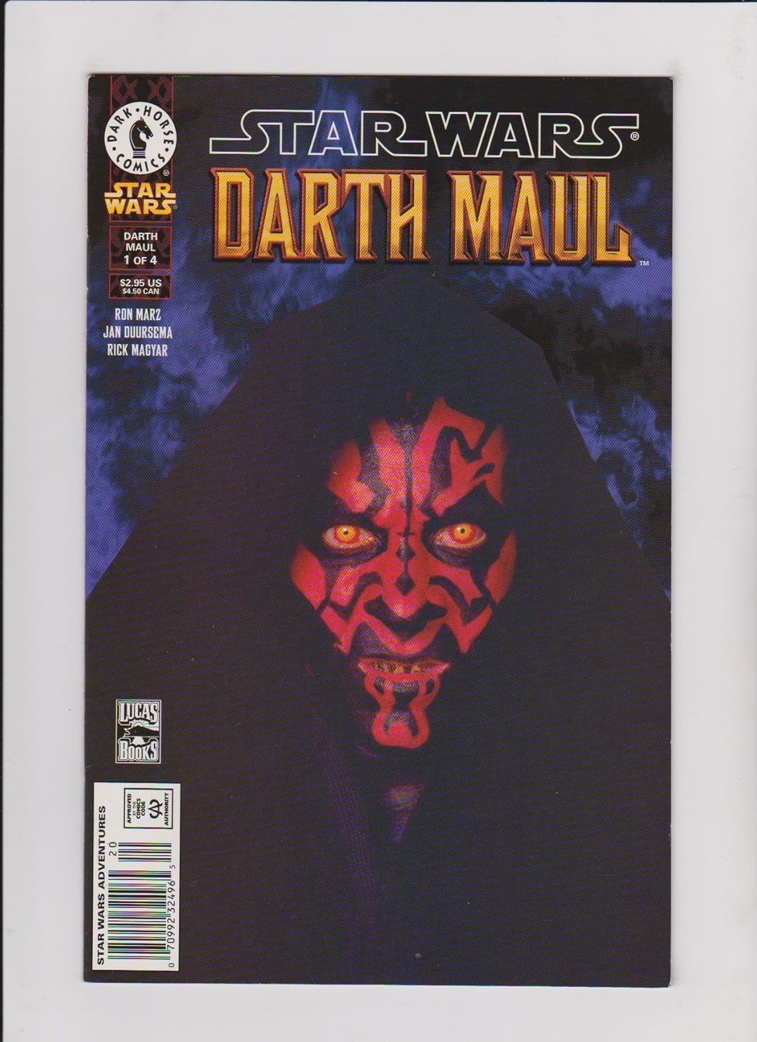 Star Wars: Darth Maul #4 (Photo Cover, 4 of 4) (Dark Horse Comics)
Star Wars: Darth Maul #4 (Photo Cover, 4 of 4) (Dark Horse Comics)