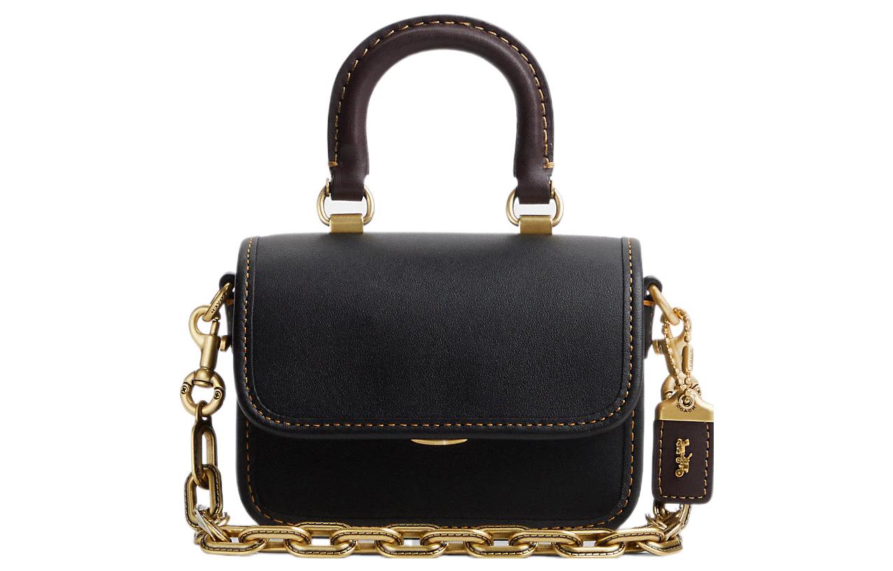 COACH Кожаная сумка через плечо женская черная
COACH Кожаная сумка через плечо женская черная