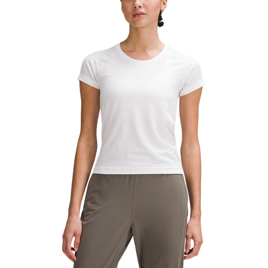 Футболка Swiftly Tech с рукавом реглан Lululemon, Розовый органза/PNKO 
Футболка Swiftly Tech с рукавом реглан Lululemon, Розовый органза/PNKO