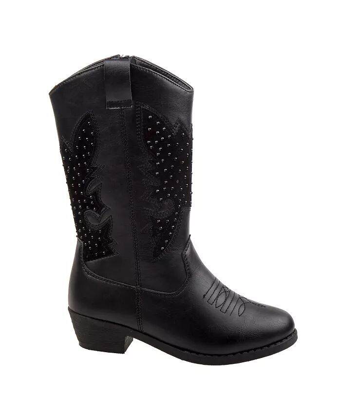 Ковбойские сапоги для девочек-малышей Kensie Girl, черный
Ковбойские сапоги для девочек-малышей Kensie Girl, черный