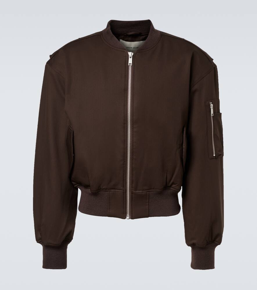 Укороченная шерстяная курка-бомбер oversize Entire Studios, Dark Brown
Укороченная шерстяная курка-бомбер oversize Entire Studios, Dark Brown