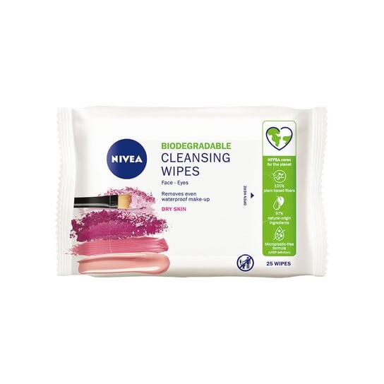 Биоразлагаемые успокаивающие салфетки для вас 25шт Nivea, Biodegradable Cleansing Wipes
Биоразлагаемые успокаивающие салфетки для вас 25шт Nivea, Biodegradable Cleansing Wipes