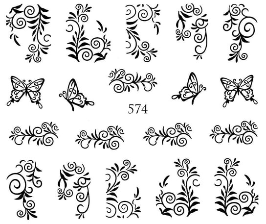 Водные наклейки для ногтей - №574, Raisin
Водные наклейки для ногтей - №574, Raisin