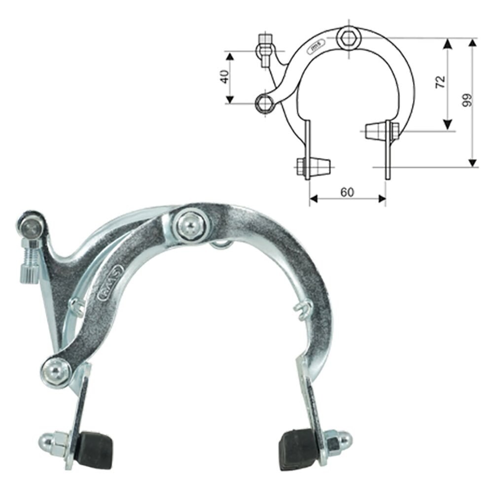 Тормоза Wag 72/99 mm rim caliper
Тормоза Wag 72/99 mm rim caliper