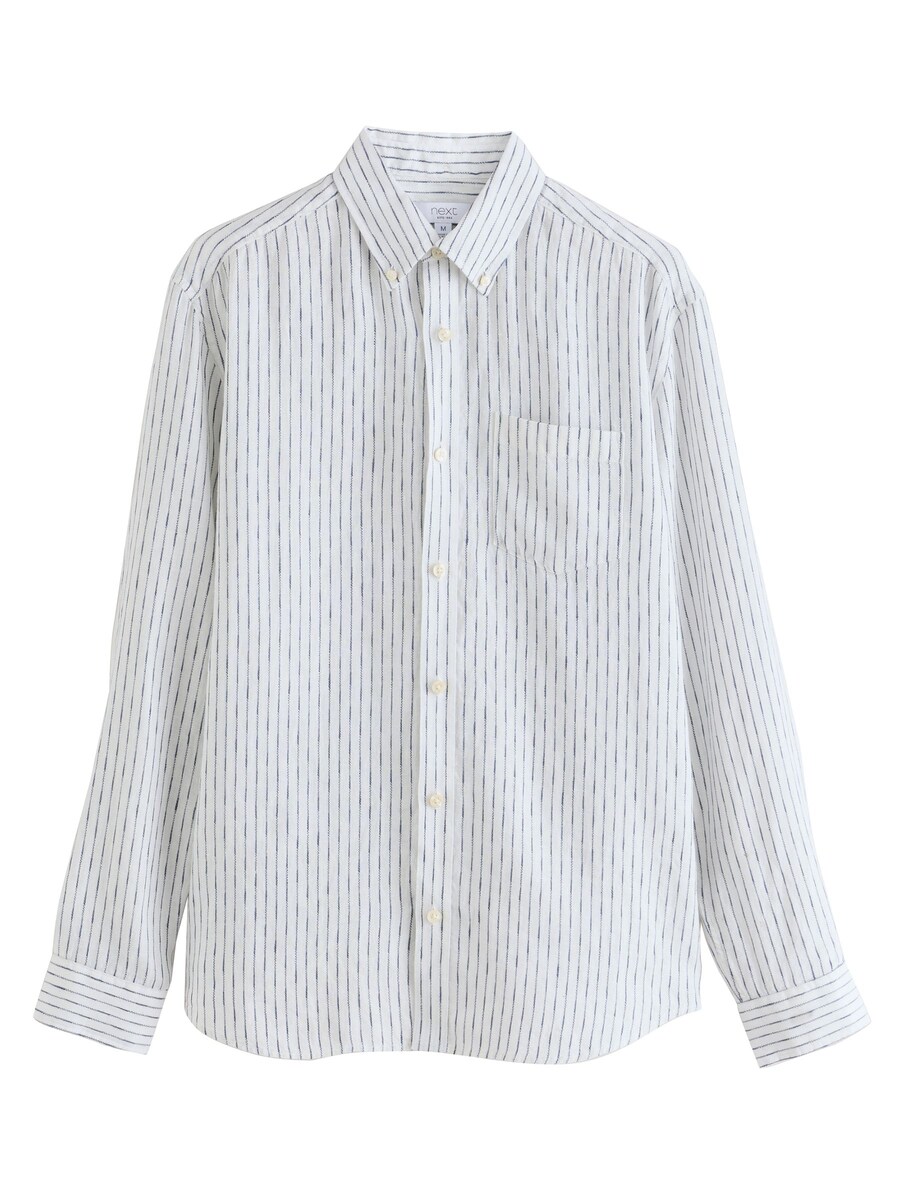 Рубашка на пуговицах классического кроя Next, темно-синий
Рубашка на пуговицах классического кроя Next, темно-синий
