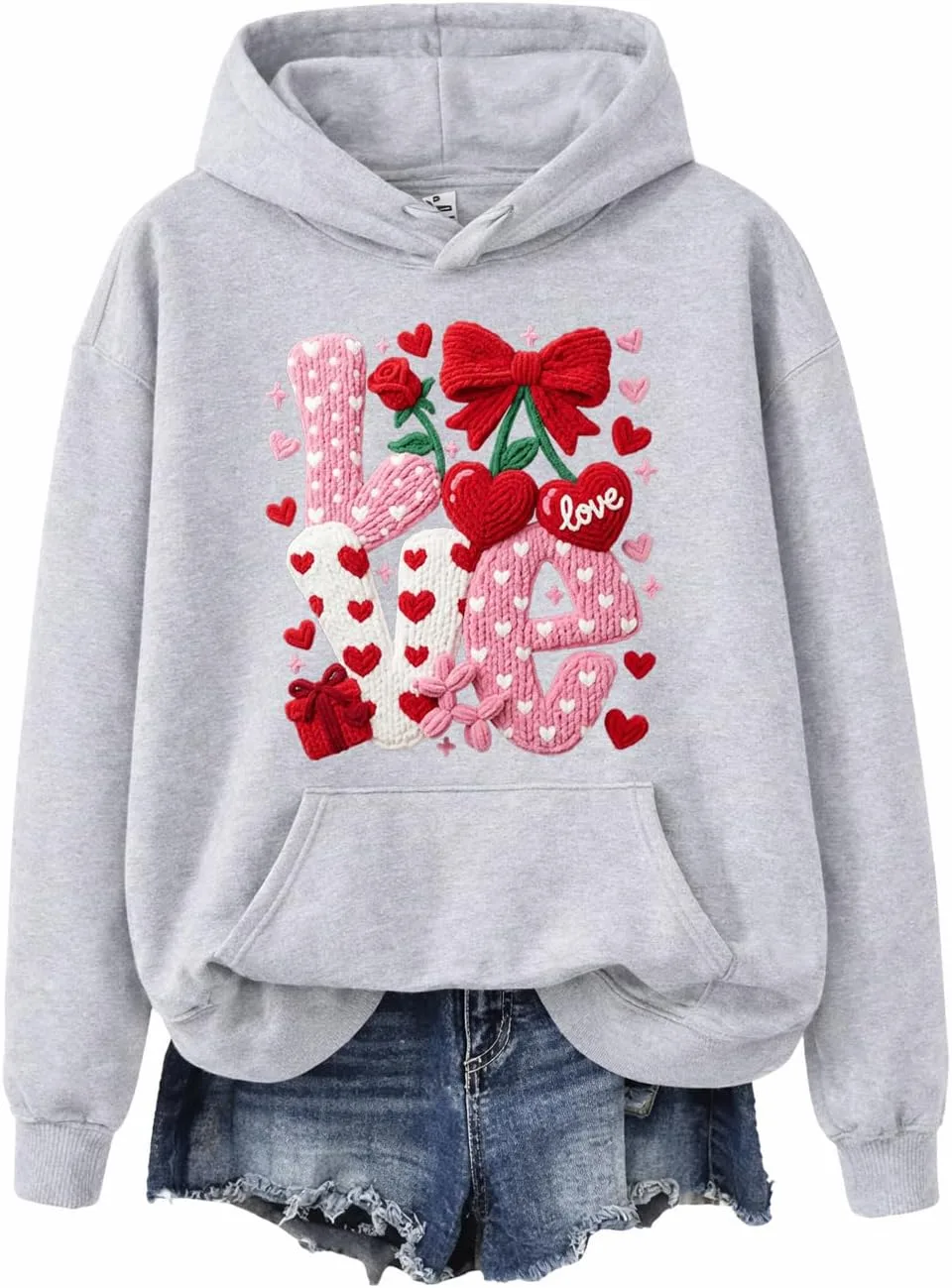 Свитшот Faux Yarn Valentine JWVEL
Свитшот Faux Yarn Valentine JWVEL