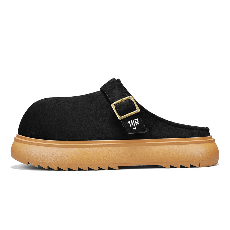 NANJIREN Закрытые тапочки мужские черные, цвет Black
NANJIREN Закрытые тапочки мужские черные, цвет Black