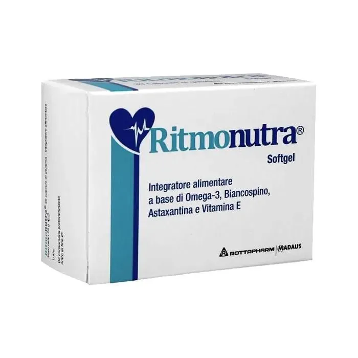 Rottapharm Ritmonutra Сердечно-сосудистая добавка 30 мягких таблеток
Rottapharm Ritmonutra Сердечно-сосудистая добавка 30 мягких таблеток