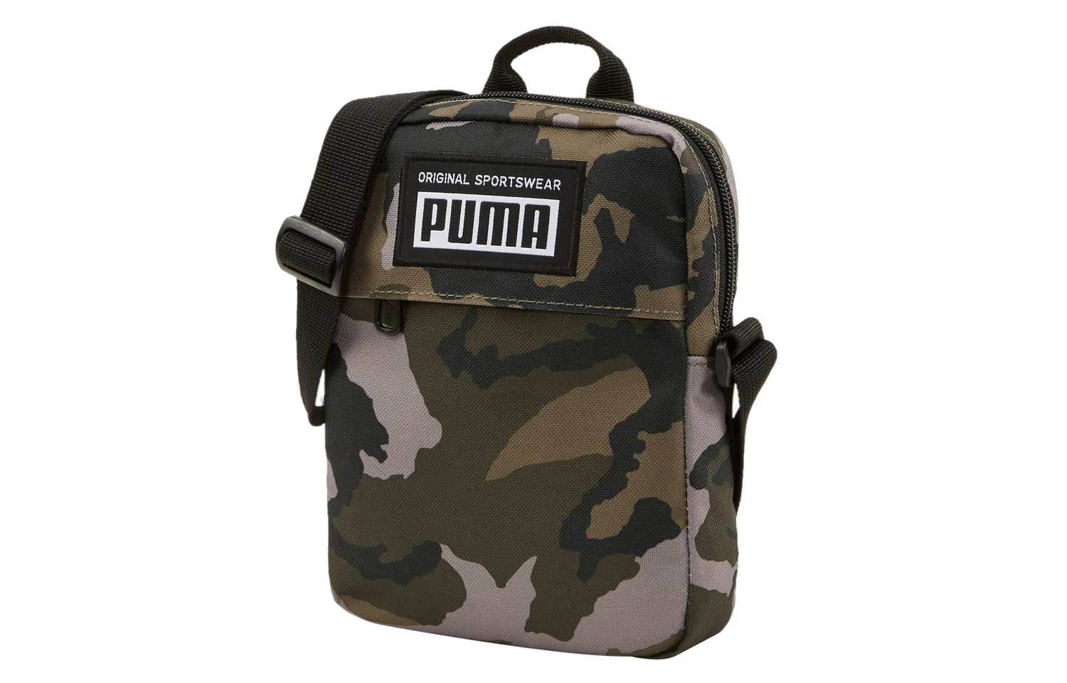 Полиэстеровая плечевая сумка через плечо обычная женская камуфляжная PUMA
Полиэстеровая плечевая сумка через плечо обычная женская камуфляжная PUMA