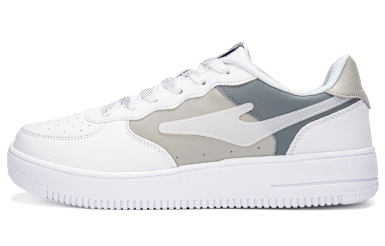 Скользоустойчивые амортизирующие дышащие мужские скейтбордские кеды низкие бело-серые Erke
Скользоустойчивые амортизирующие дышащие мужские скейтбордские кеды низкие бело-серые Erke