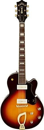 Электрогитара Guild M75 Aristocrat Hollowbody Electric Guitar Antique Burst
Электрогитара Guild M75 Aristocrat Hollowbody Electric Guitar Antique Burst