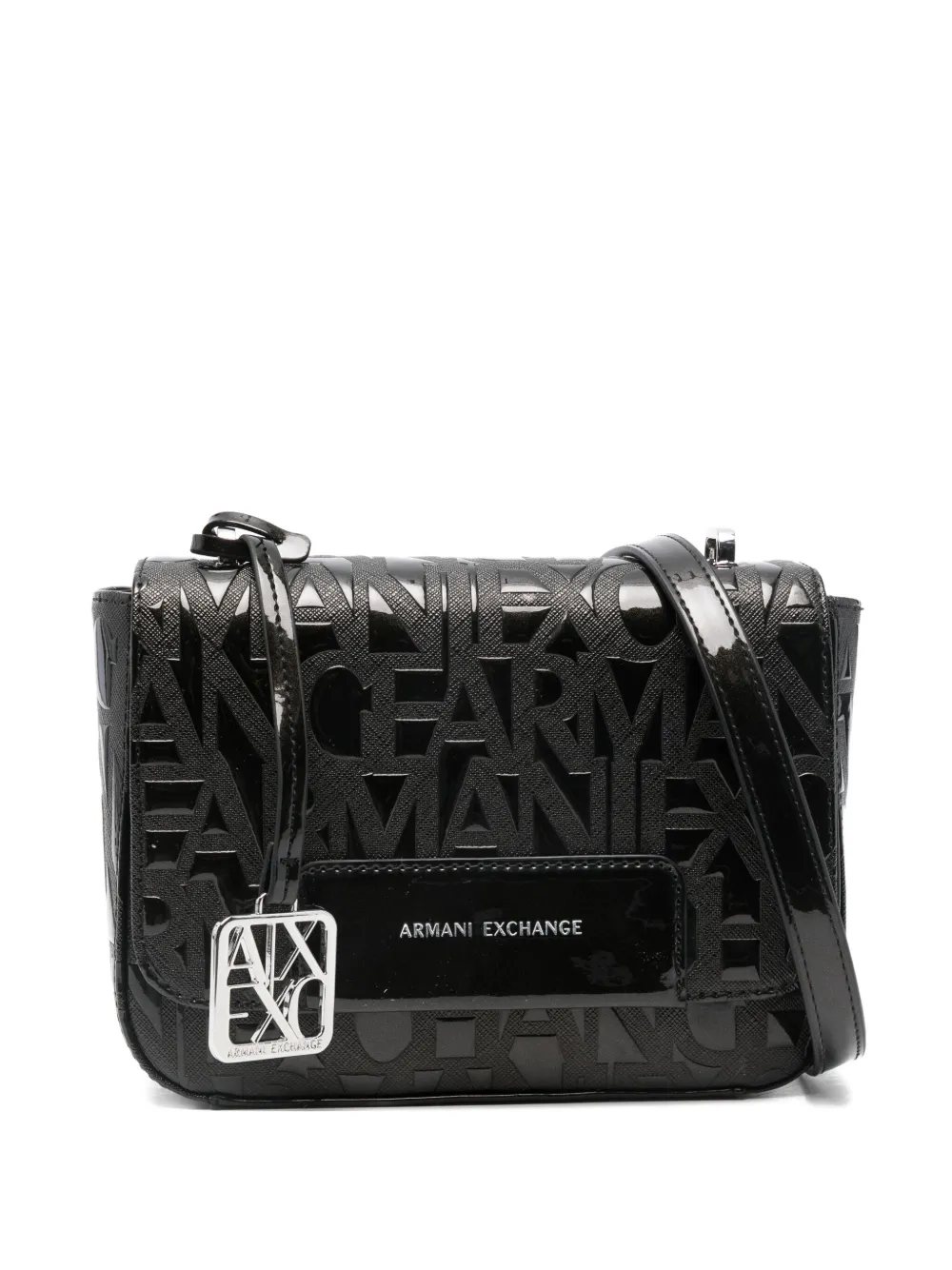 Сумка-сэтчел с тиснённым логотипом Armani Exchange, черный
Сумка-сэтчел с тиснённым логотипом Armani Exchange, черный