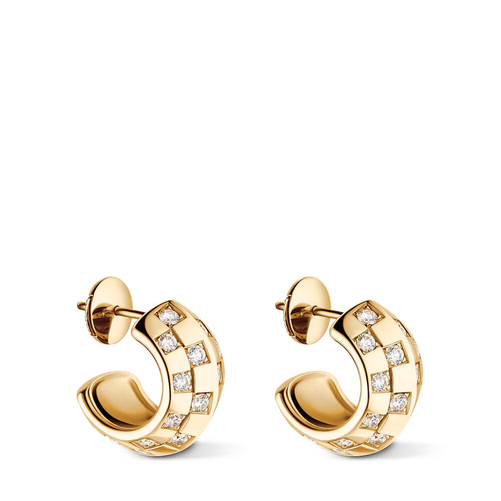 Серьги Le Damier de Louis Vuitton, желтое золото и бриллианты, золотой
Серьги Le Damier de Louis Vuitton, желтое золото и бриллианты, золотой