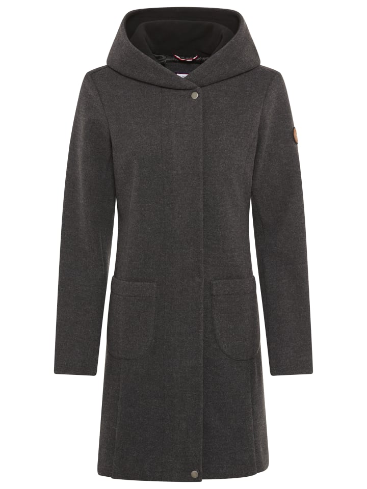 Короткое пальто темно-серого меланжа Kangaroos
Короткое пальто темно-серого меланжа Kangaroos