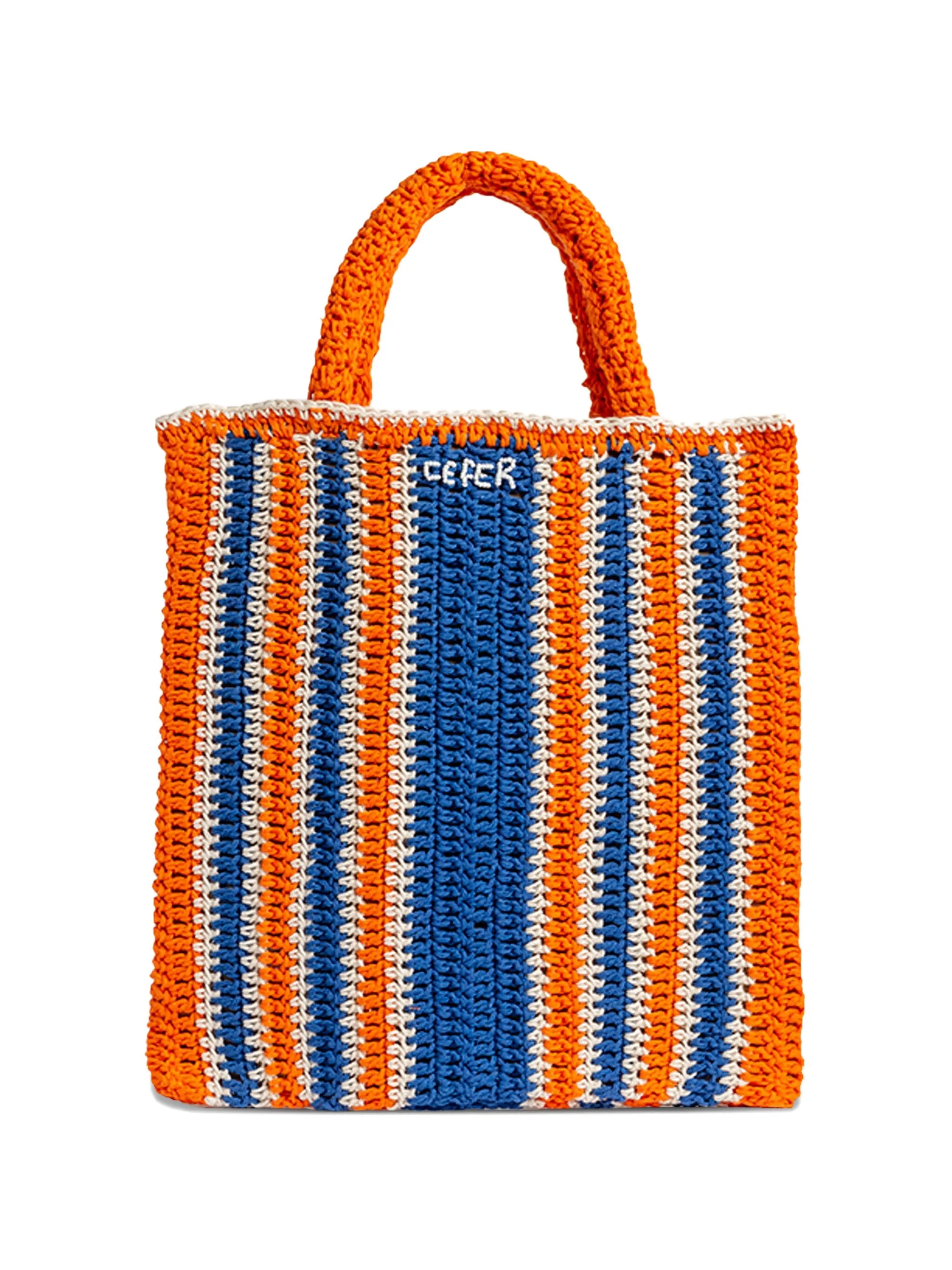 Сумка-тоут Homero в полоску Cefér, оранжевый
Сумка-тоут Homero в полоску Cefér, оранжевый