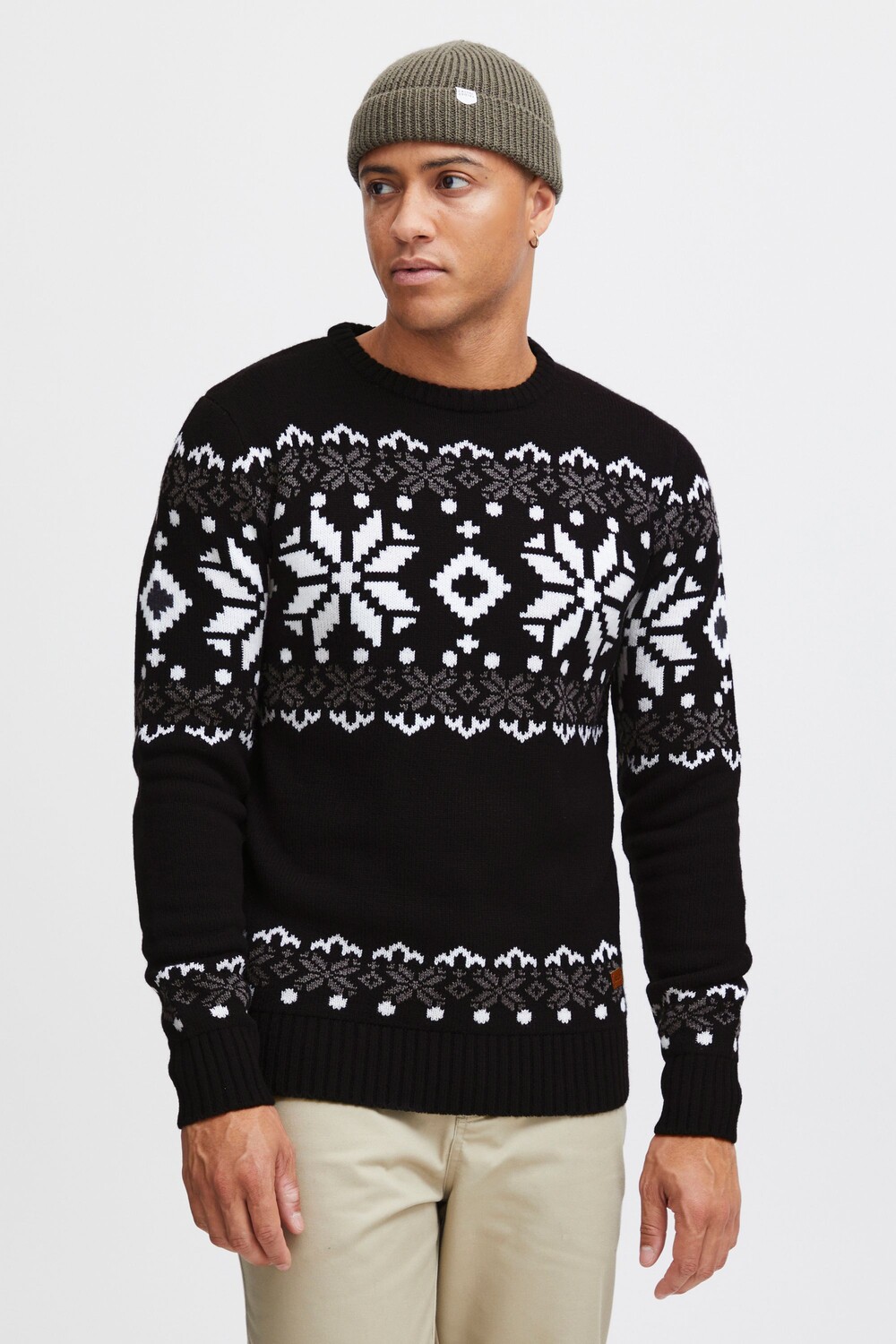 Пуловер !SOLID Strick, черный
Пуловер !SOLID Strick, черный