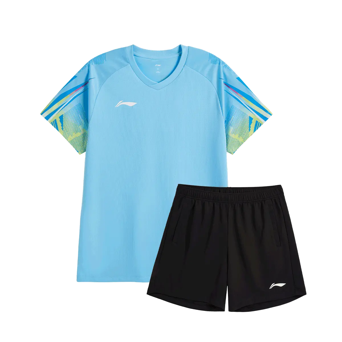 Повседневная спортивная одежда Li Ning, унисекс, moon белый синий top+черный pants
Повседневная спортивная одежда Li Ning, унисекс, moon белый синий top+черный pants