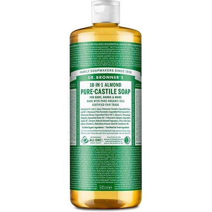 Жидкое мыло Dr. Bronner'S Pure Castile Almond 945 мл, Dr. Broner'S, Зеленый, Жидкое мыло Dr. Bronner'S Pure Castile Almond 945 мл, Dr. Broner'S
Жидкое мыло Dr. Bronner'S Pure Castile Almond 945 мл, Dr. Broner'S, Зеленый, Жидкое мыло Dr. Bronner'S Pure Castile Almond 945 мл, Dr. Broner'S