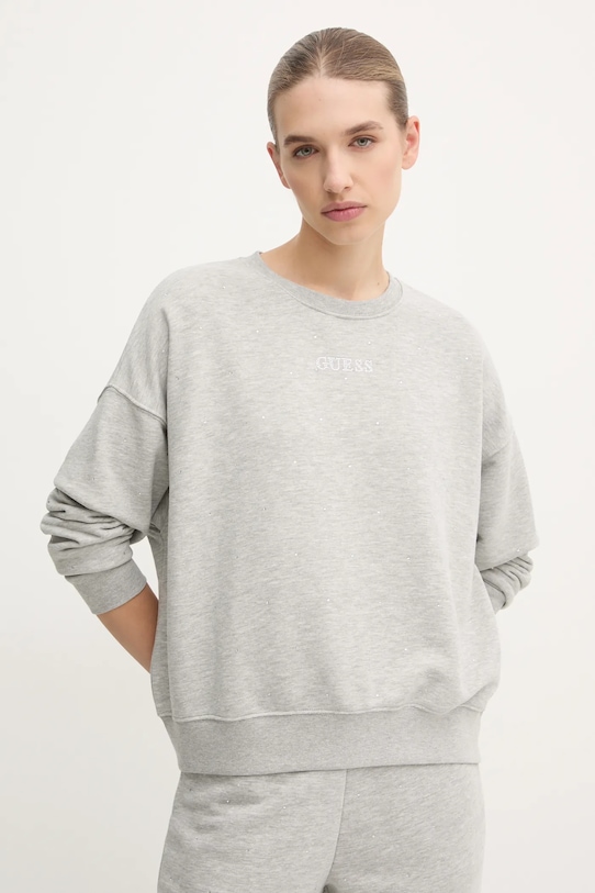 Толстовка с камнями Rhinestones Guess, серый
Толстовка с камнями Rhinestones Guess, серый