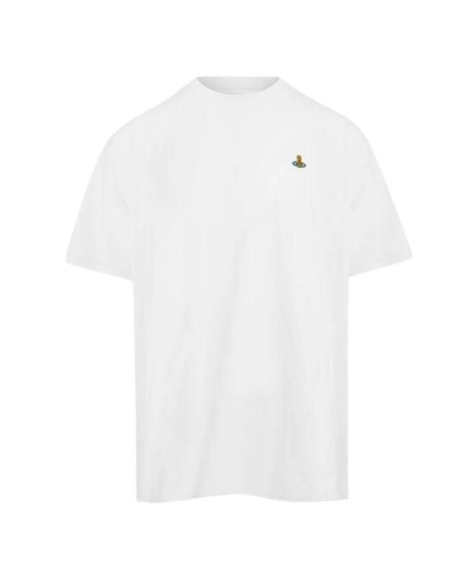 Белая футболка с разноцветным шарообразным рисунком Vivienne Westwood, белый
Белая футболка с разноцветным шарообразным рисунком Vivienne Westwood, белый