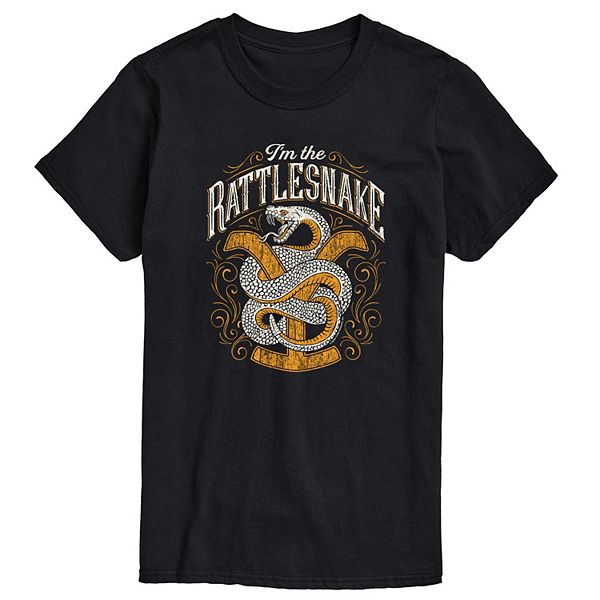 Футболка Big & Tall Yellowstone с принтом "I'm the Rattlesnake" Licensed Character
Футболка Big & Tall Yellowstone с принтом "I'm the Rattlesnake" Licensed Character