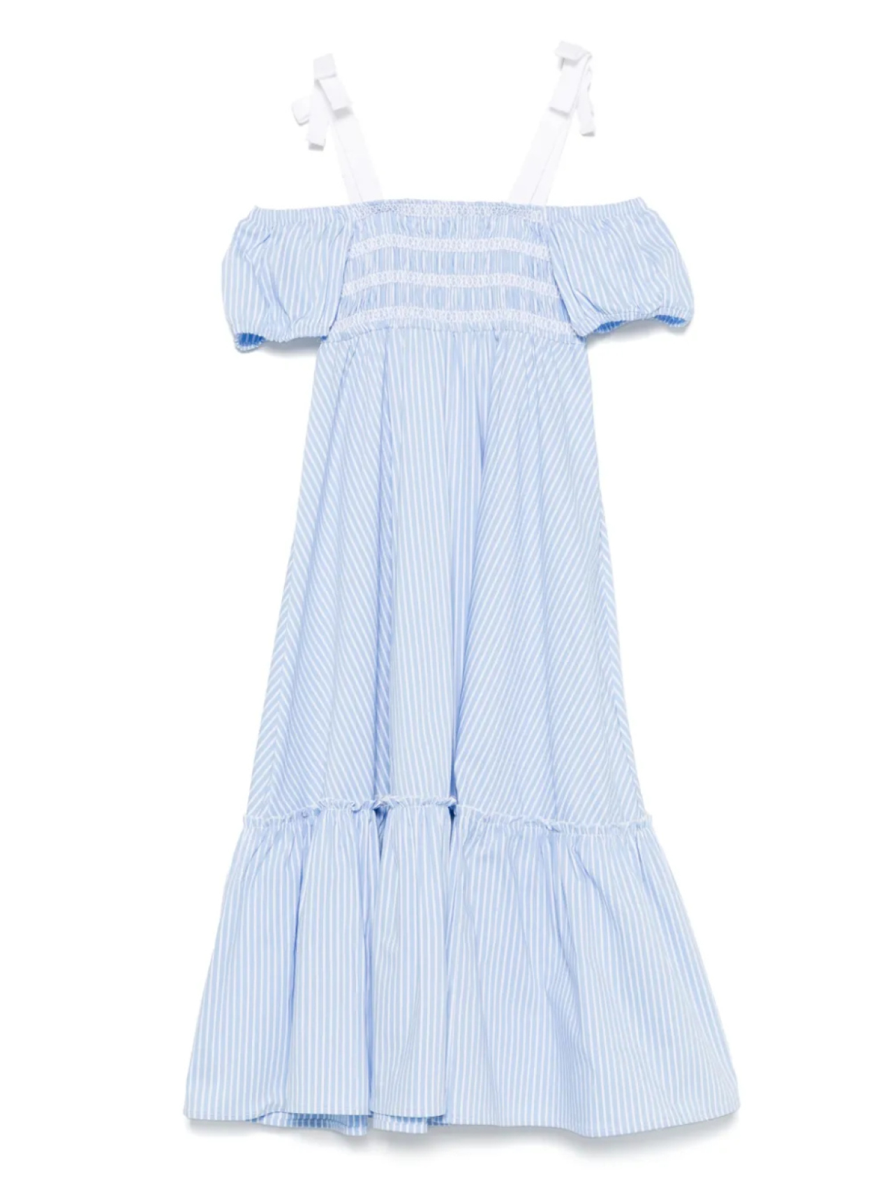 Платье из поплина в полоску Philosophy Di Lorenzo Serafini Kids, синий
Платье из поплина в полоску Philosophy Di Lorenzo Serafini Kids, синий