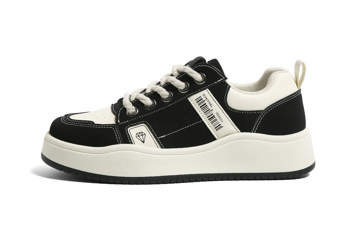 HUANQIU Нескользящие и износостойкие низкие кроссовки для скейтбординга, увеличивающие рост, мужские, черно-белые
HUANQIU Нескользящие и износостойкие низкие кроссовки для скейтбординга, увеличивающие рост, мужские, черно-белые