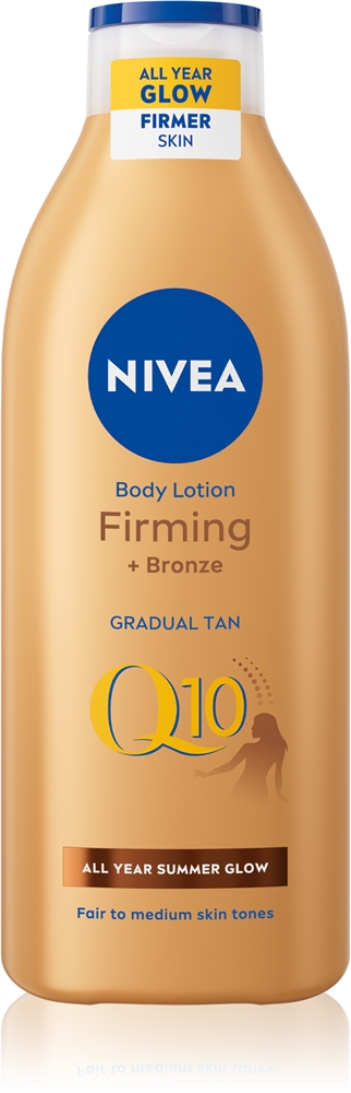 Укрепляющий лосьон с Q10 и бронзовым оттенком с укрепляющим эффектом Nivea, 400 мл
Укрепляющий лосьон с Q10 и бронзовым оттенком с укрепляющим эффектом Nivea, 400 мл