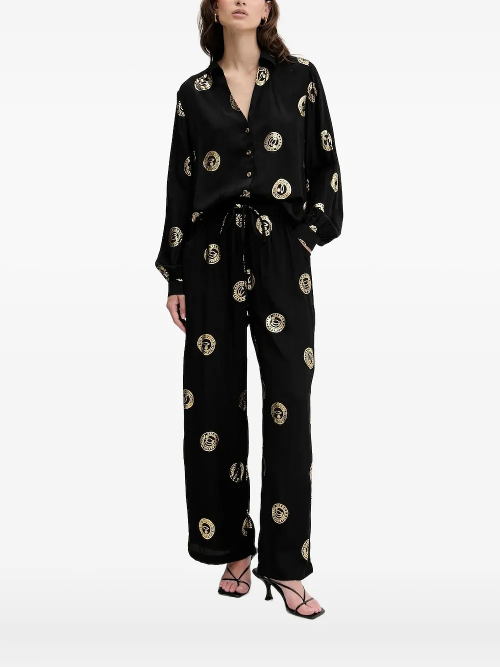 Рубашка на пуговицах Never Fully Dressed, черный
Рубашка на пуговицах Never Fully Dressed, черный