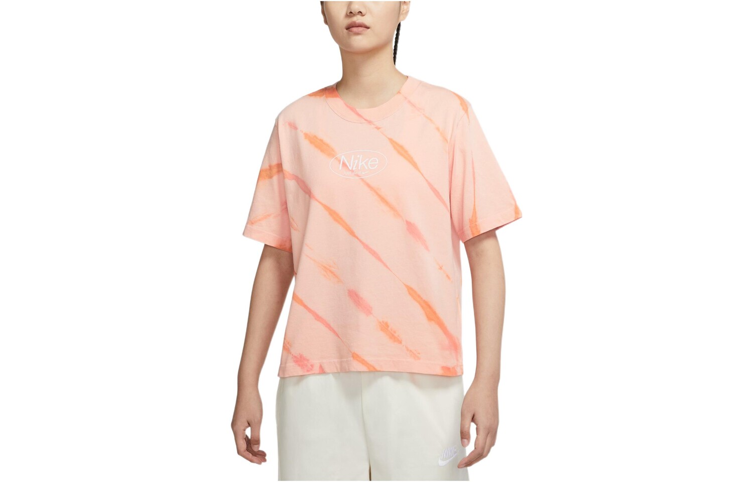 Футболка женская оранжево-розовая Nike
Футболка женская оранжево-розовая Nike