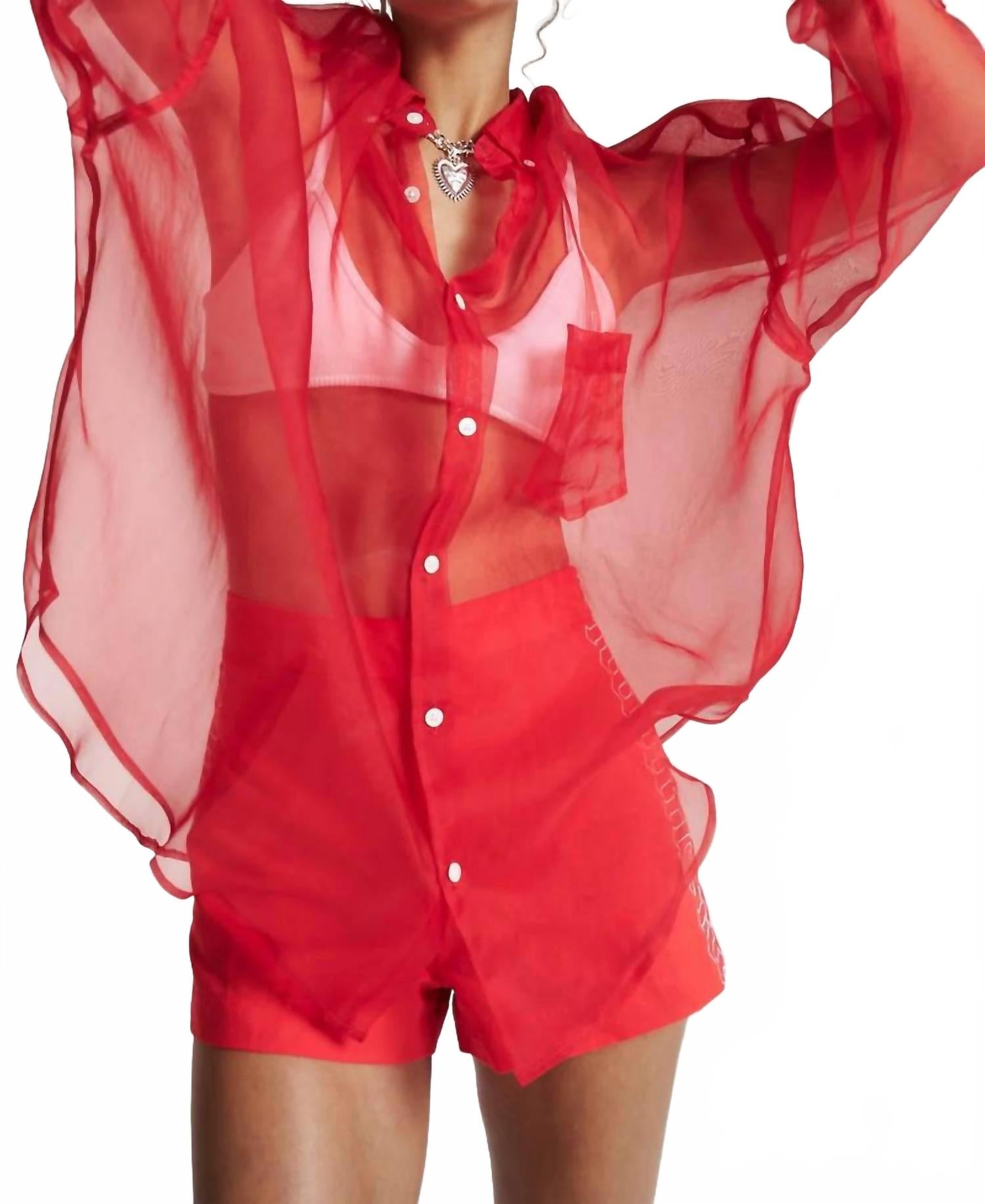 Рубашка Mercurio красная Summi Summi
Рубашка Mercurio красная Summi Summi