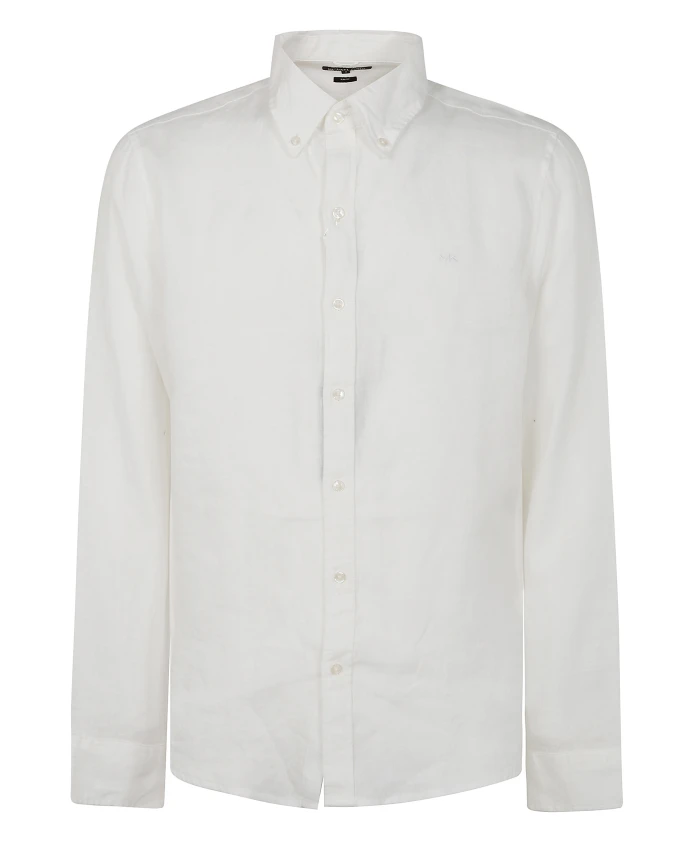 Льняная рубашка с длинными рукавами Michael Kors, белый
Льняная рубашка с длинными рукавами Michael Kors, белый