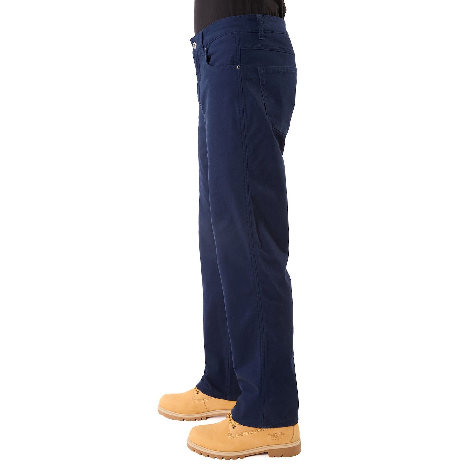 Мужские брюки Smith's Workwear из плотной ткани с 5 карманами на флисовой подкладке
Мужские брюки Smith's Workwear из плотной ткани с 5 карманами на флисовой подкладке