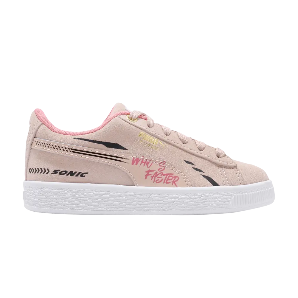 Кроссовки Sonic The Hedgehog x Suede Jrs Faster - Rosewater' Puma, желто-коричневый
Кроссовки Sonic The Hedgehog x Suede Jrs Faster - Rosewater' Puma, желто-коричневый