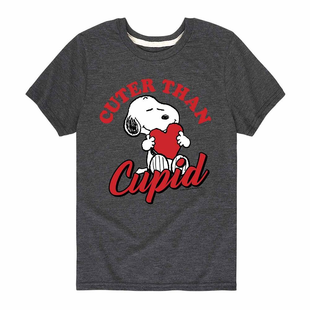 Футболка с рисунком «Арахис симпатичнее, чем купидон» для мальчиков 8–20 лет Licensed Character, серый
Футболка с рисунком «Арахис симпатичнее, чем купидон» для мальчиков 8–20 лет Licensed Character, серый