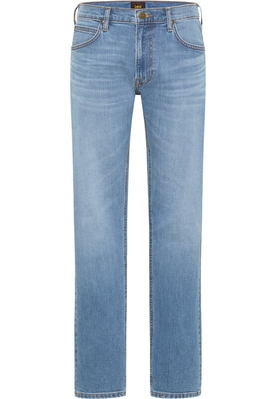 Люк Свежий в поношенных джинсах Lee, синий
Люк Свежий в поношенных джинсах Lee, синий