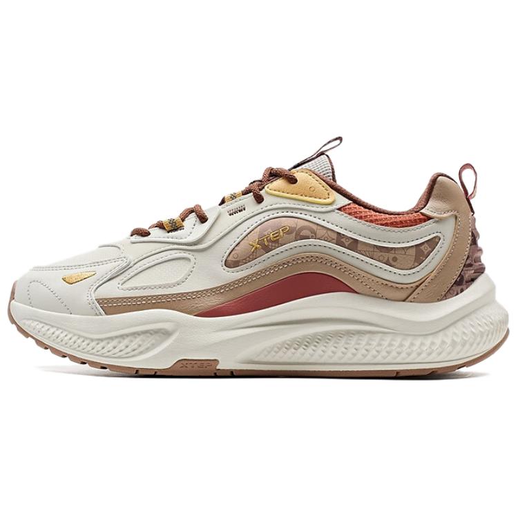 XTEP Низкие повседневные туфли с противоскользящим и износостойким покрытием, мужские, бежево-коричневые
XTEP Низкие повседневные туфли с противоскользящим и износостойким покрытием, мужские, бежево-коричневые