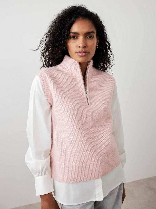 Многослойный трикотажный топ-майка Mint Velvet, Light Pink
Многослойный трикотажный топ-майка Mint Velvet, Light Pink