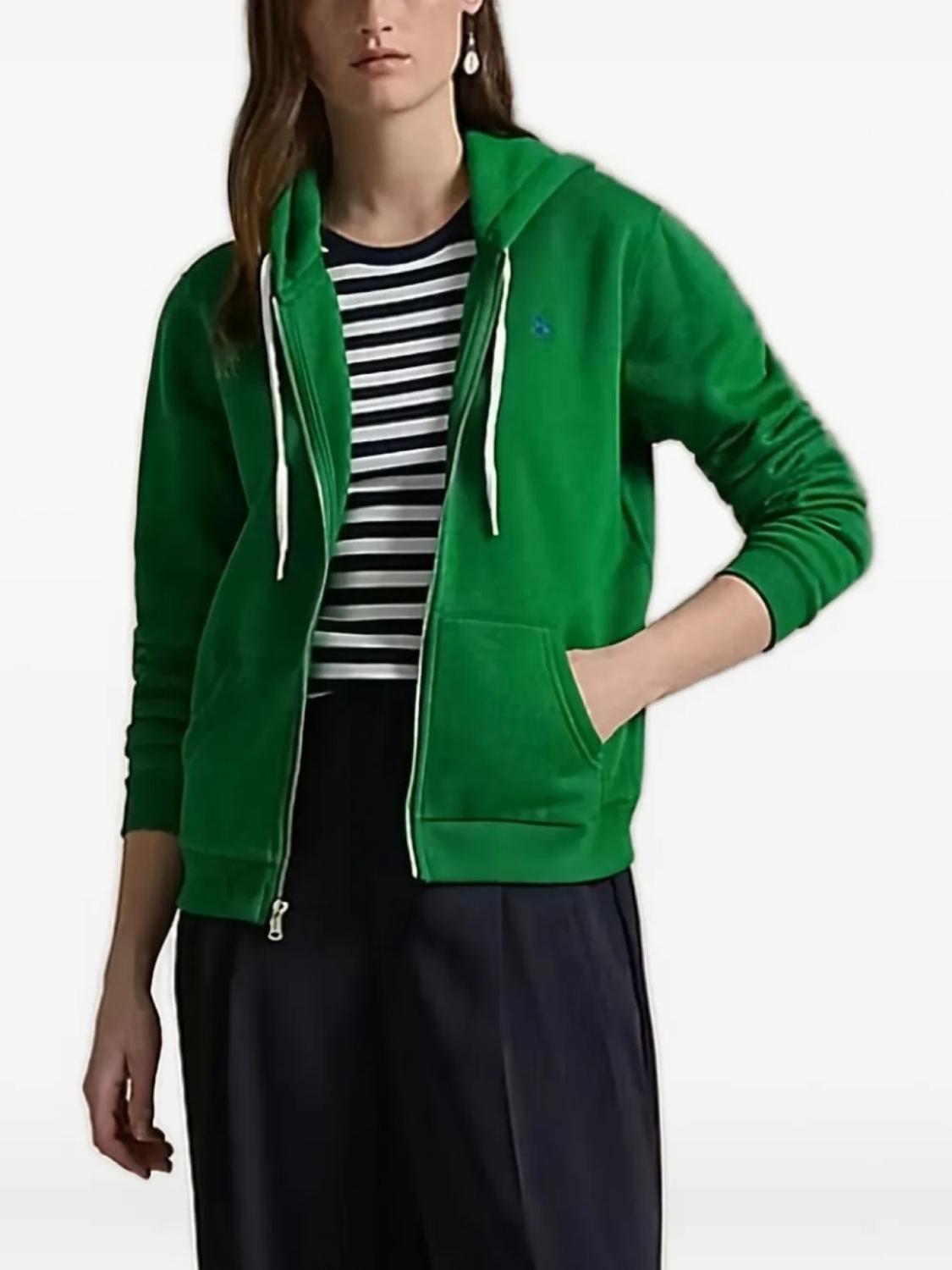 Толстовка на молнии с вышитым логотипом Polo Ralph Lauren, зеленый
Толстовка на молнии с вышитым логотипом Polo Ralph Lauren, зеленый