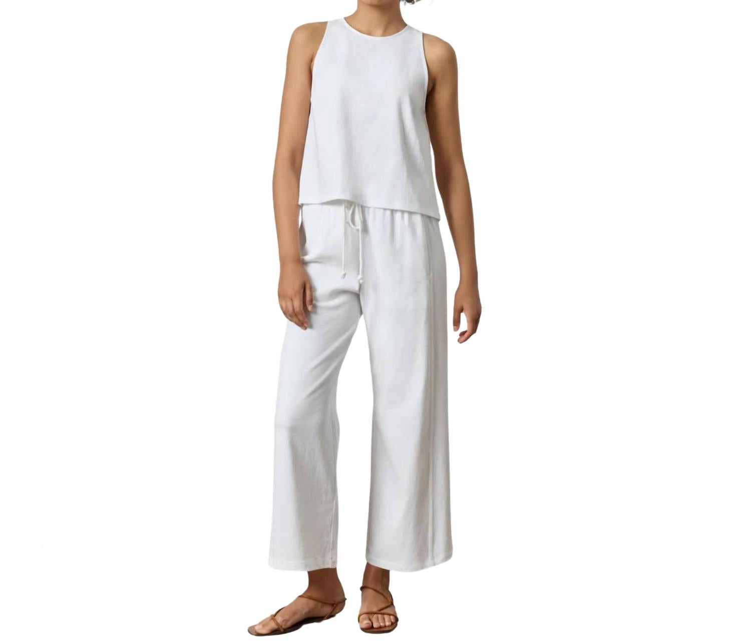 Женские брюки со швом белые Lilla P
Женские брюки со швом белые Lilla P